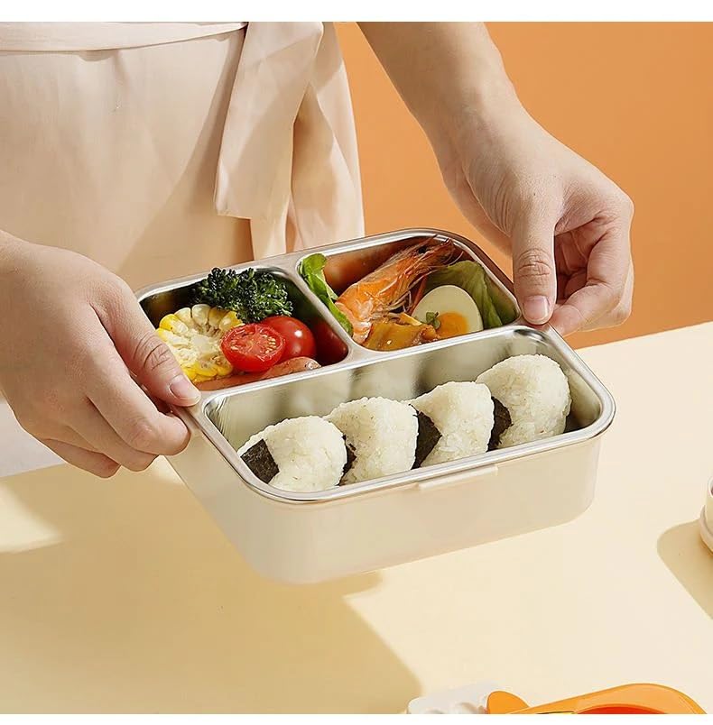 Fun cartoon chicken kids lunch containers, keeping meals fresh and organized for boys and girls' school adventures. wew.usmile.toys